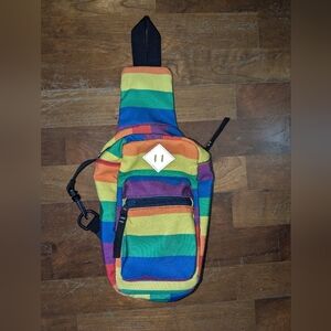 Rainbow one shoulder backpack